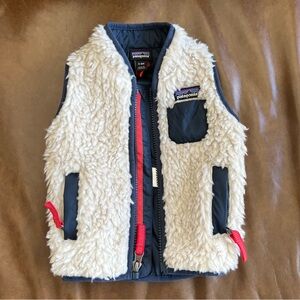 Patagonia baby retro-x fleece vest in size 3-6M